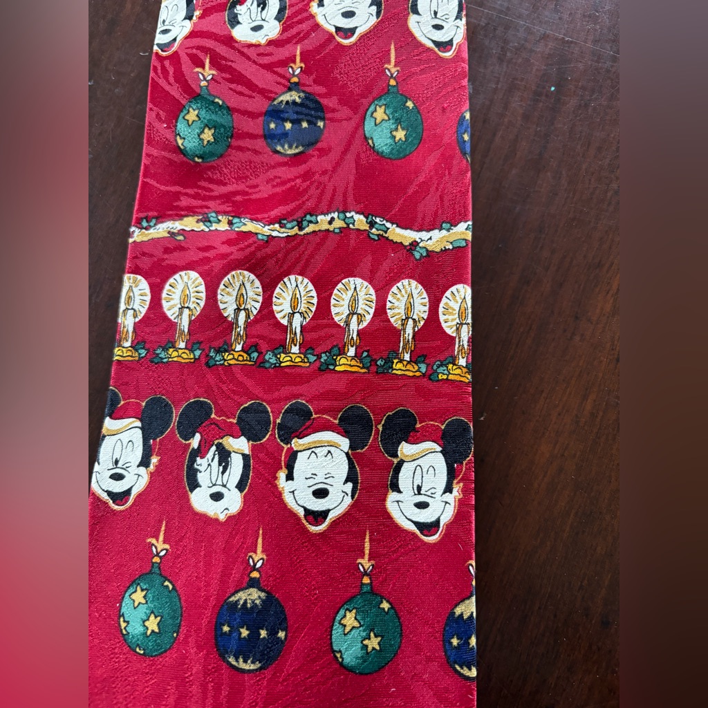 Disney | Mickey Unlimited | Christmas Print | Neck Tie